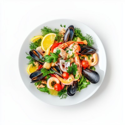 Фирменное блюдо Морской гриль прованс - купить в Пухте
