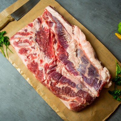 Свинина ребрышки мясные 900 г - купить в Пухте